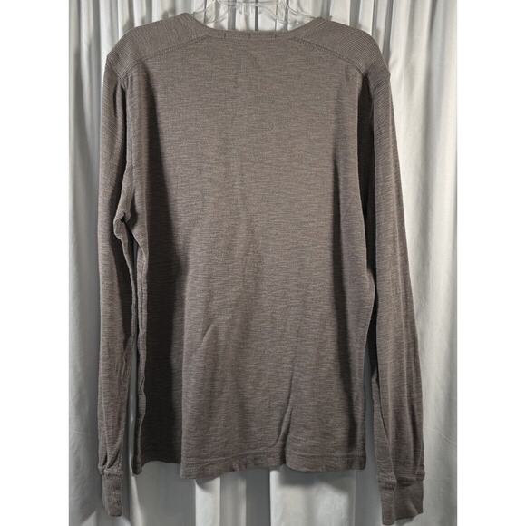 Calvin Klein Cotton Long Sleeve T-Shirt Taupe L sustainable casual 77-22 - Picture 8 of 14
